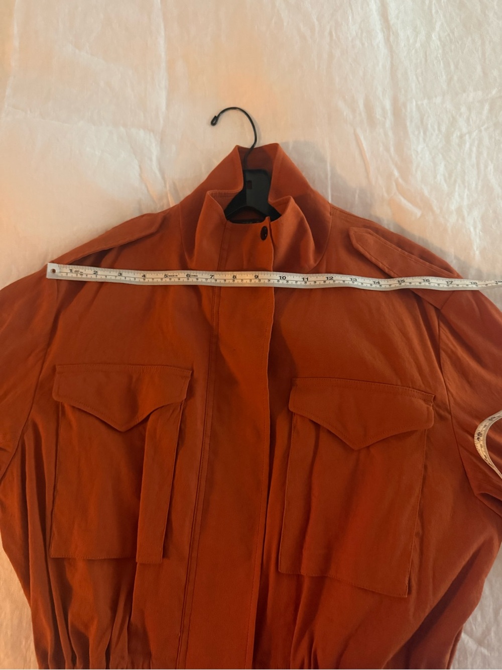 rag & bone Cropped Rust Utility Jacket - Picture 5 of 6